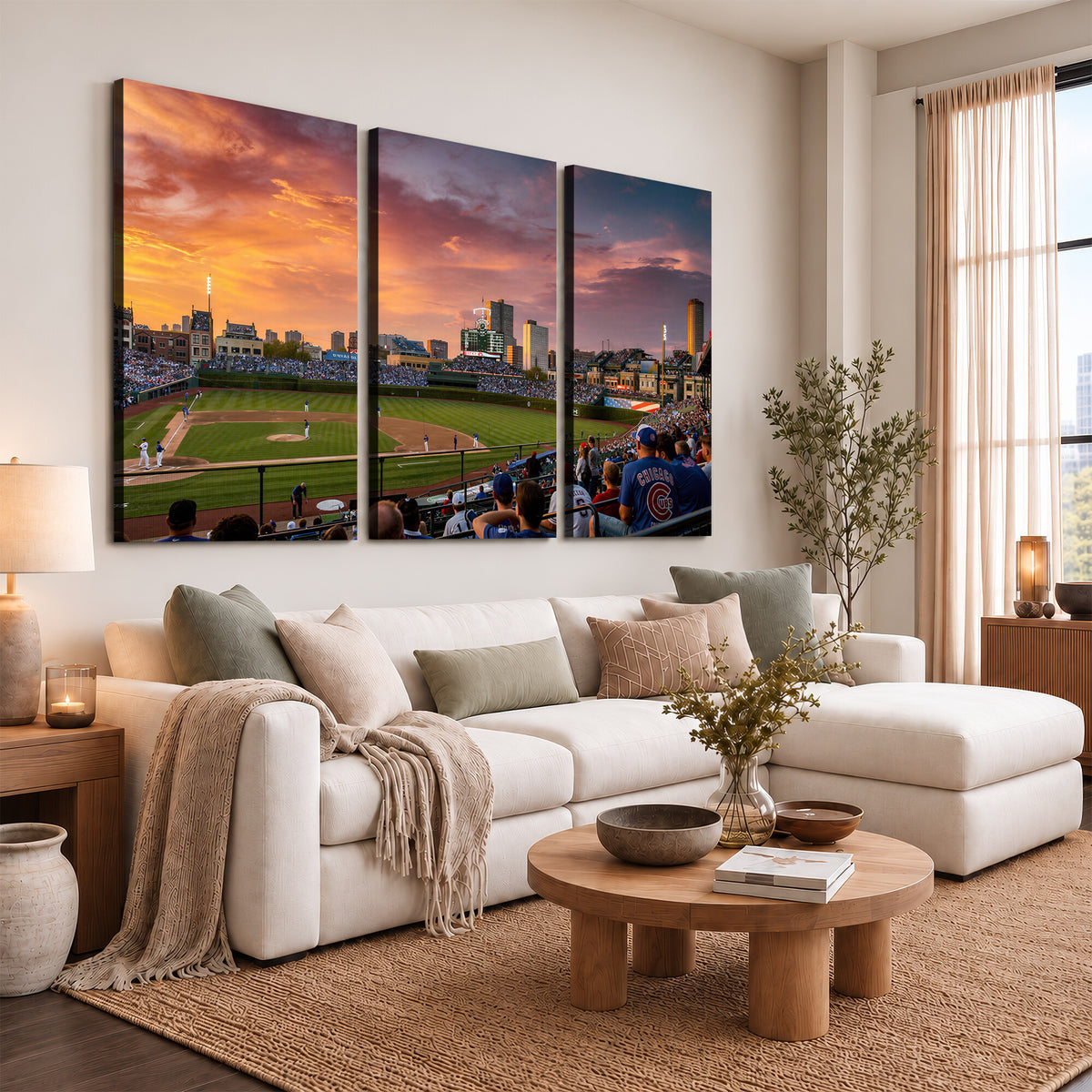 94073020-MGV-CV-36X24 - Stadium Wall Art Canvas Print