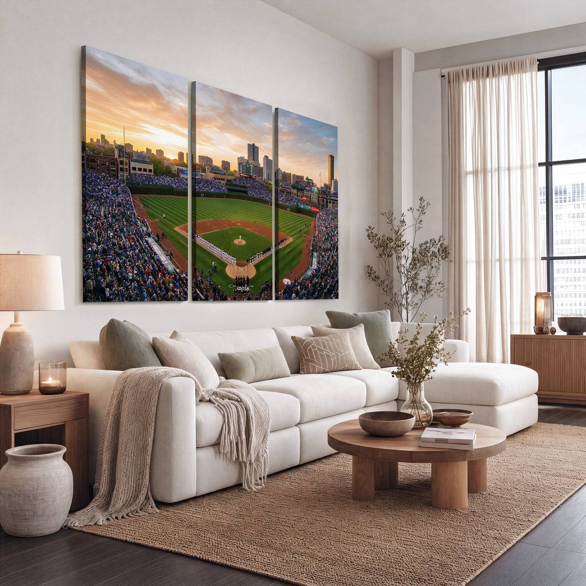 76885212-MGV-CV-36X24 - Stadium Wall Art Canvas Print