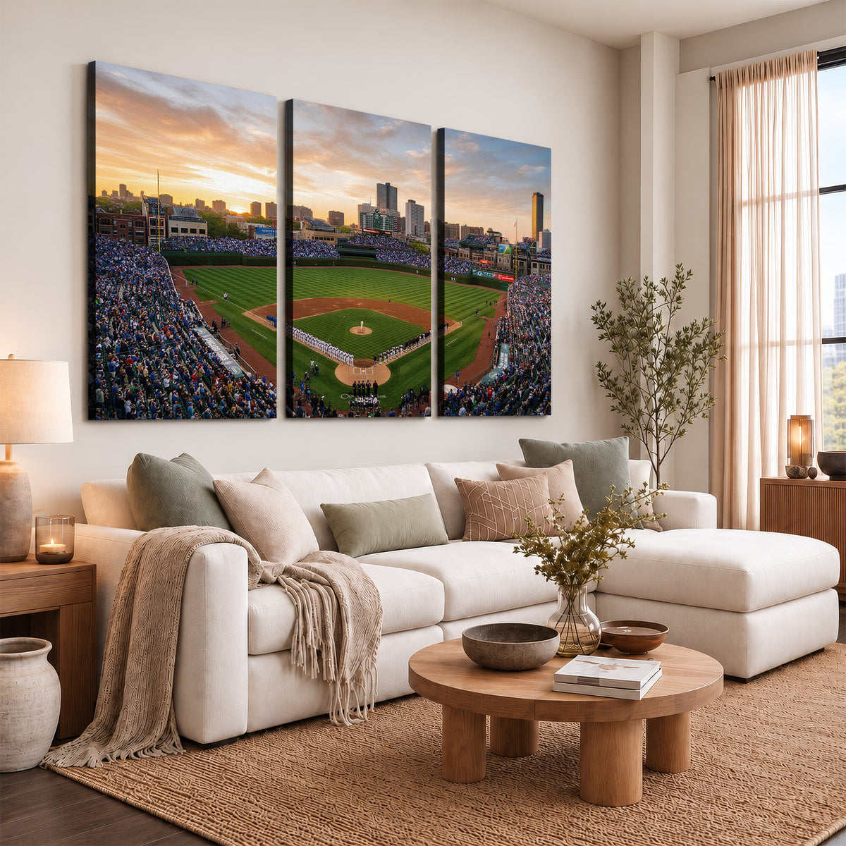 76885212-MGV-CV-36X24 - Stadium Wall Art Canvas Print