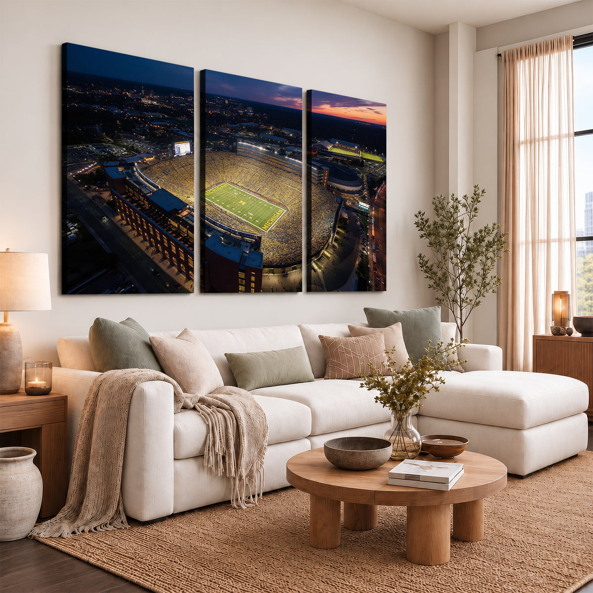 61127284-MGV-CV-36X24 - Stadium Wall Art Canvas Print