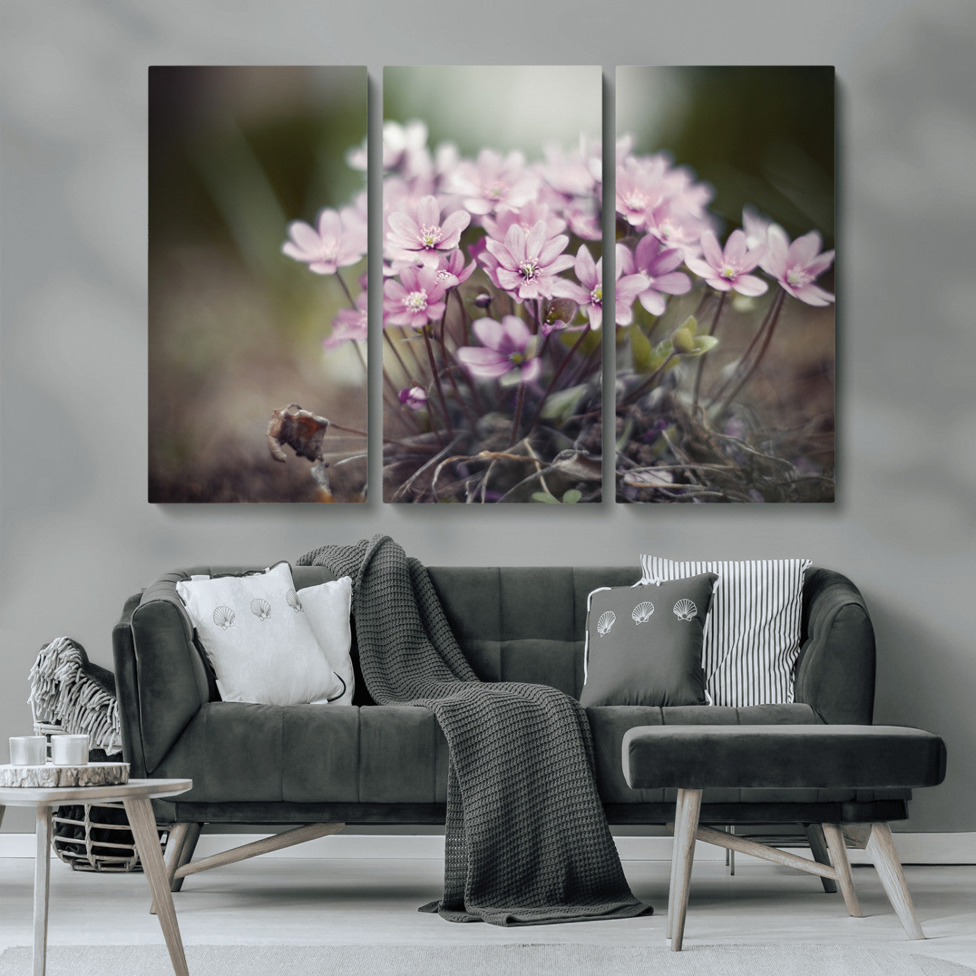 MGV-CV-48X32-3P - Pink Wild Flower Canvas Print