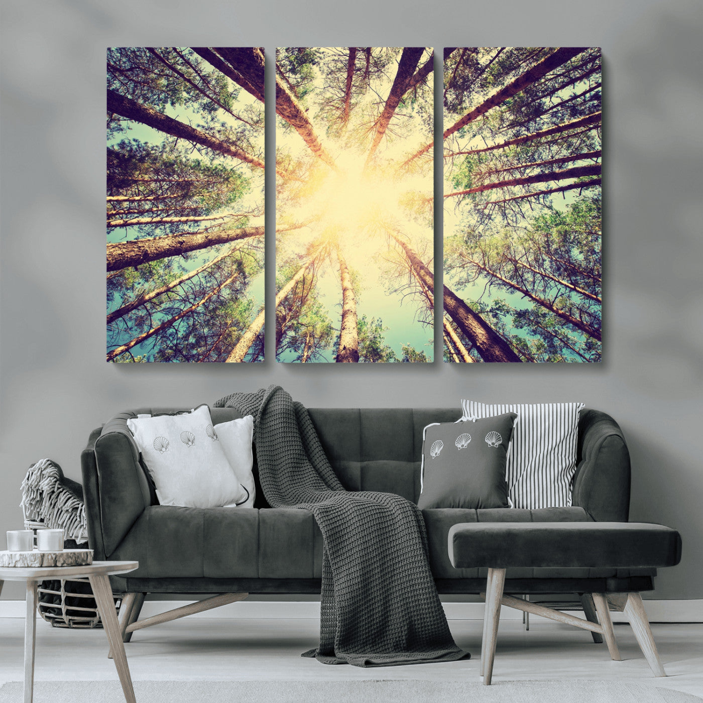 MGV-CV-48X32-3P - Tree and Sunshine Canvas Print