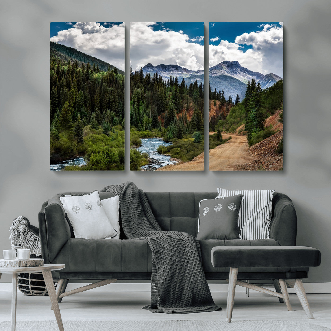 MGV-CV-48X32-3P - San Juan Nal Forest Wall Art Landscape Canvas Print
