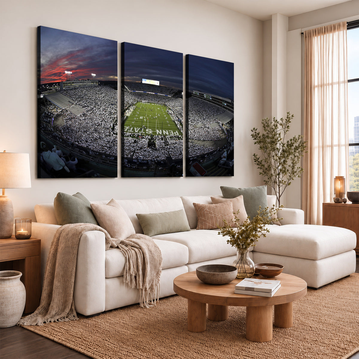 59877-MGV-CV-36X24 - Penn State University Nittany Lions Football Team Print