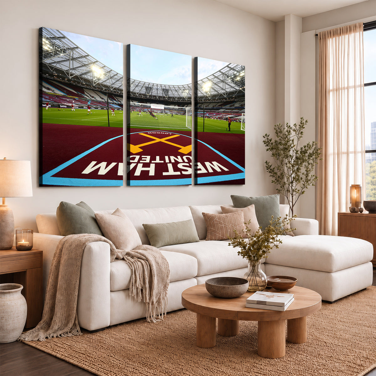 77367-MGV-CV-36X24 - West Ham United FC Stadium Canvas Wall Art, London Stadium