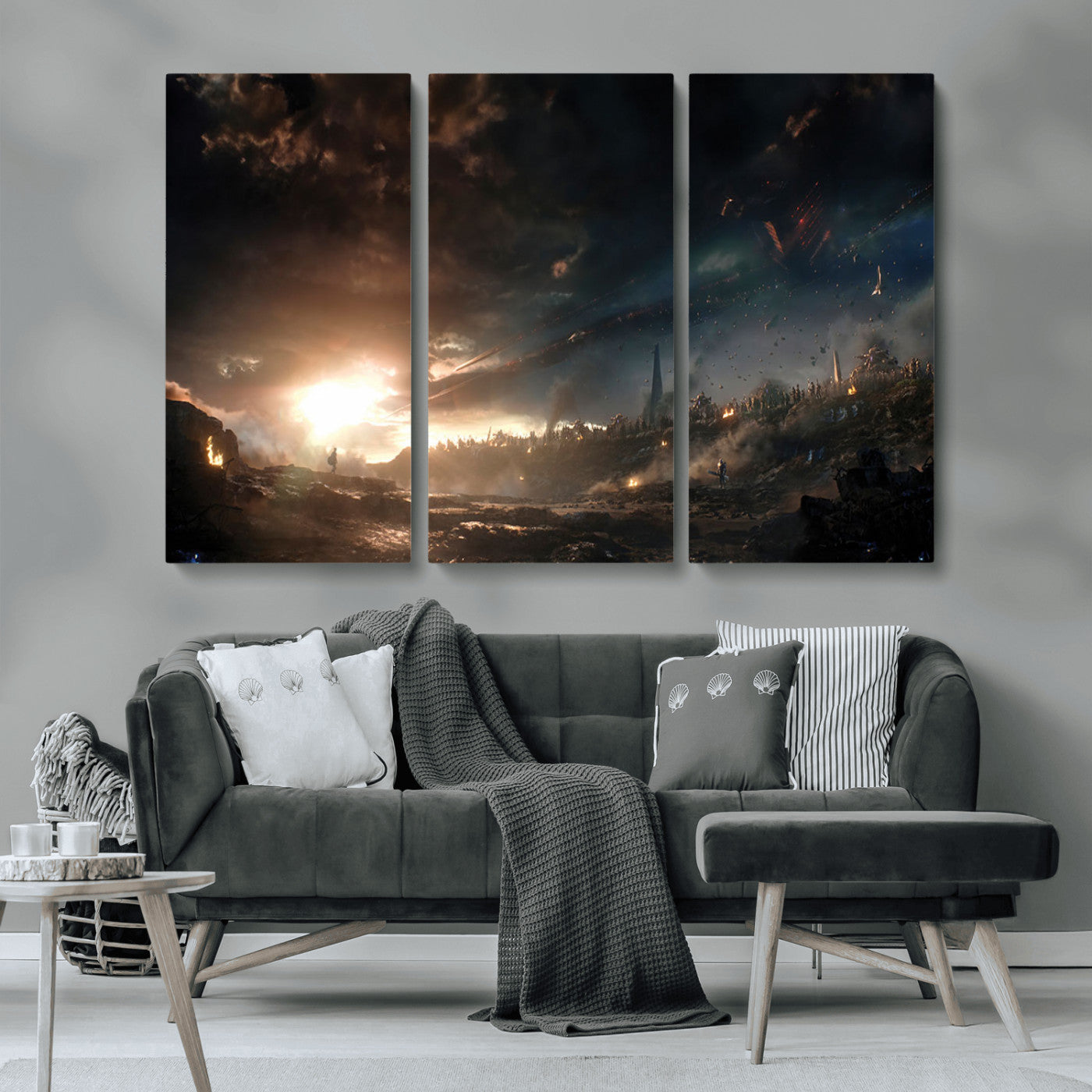 MGV-CV-48X32-3P - Avengers Planet Wall Art Canvas Print