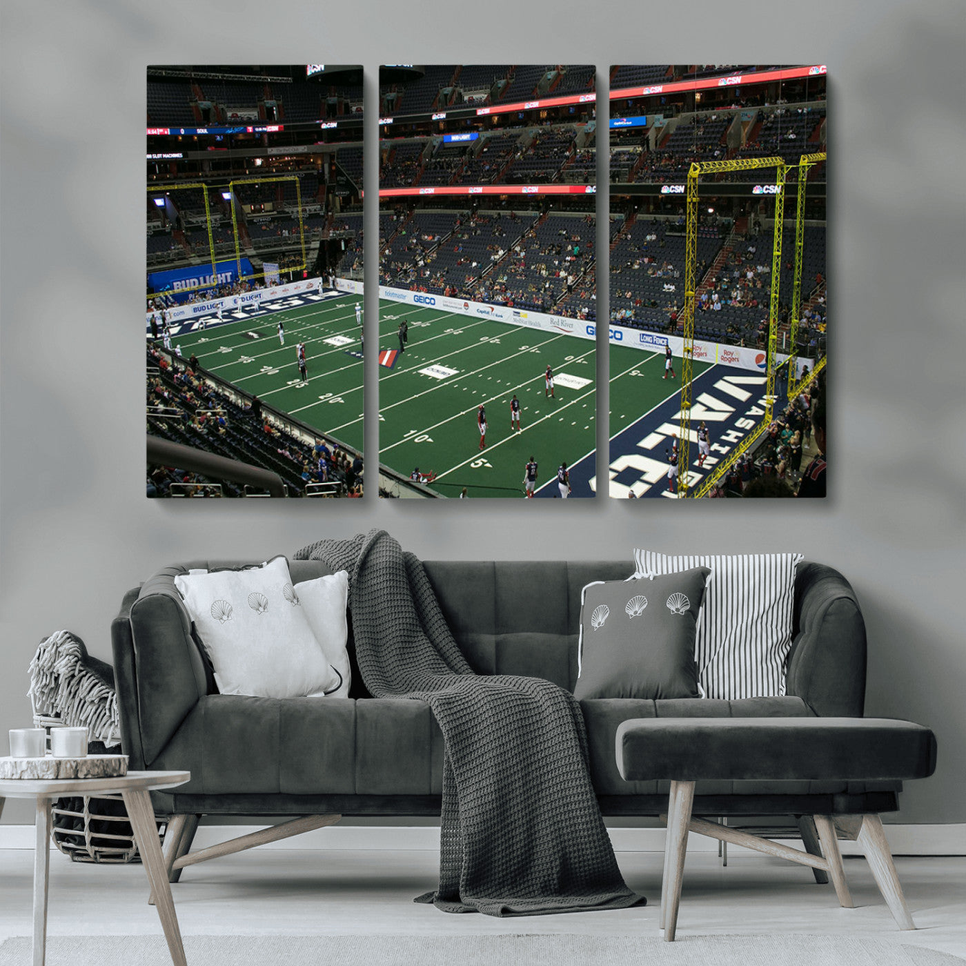 MGV-CV-48X32-3P - Capital One Arena Wall Art | Washington Wizards & Capitals Print | Canvas Print | Ready to Hang |