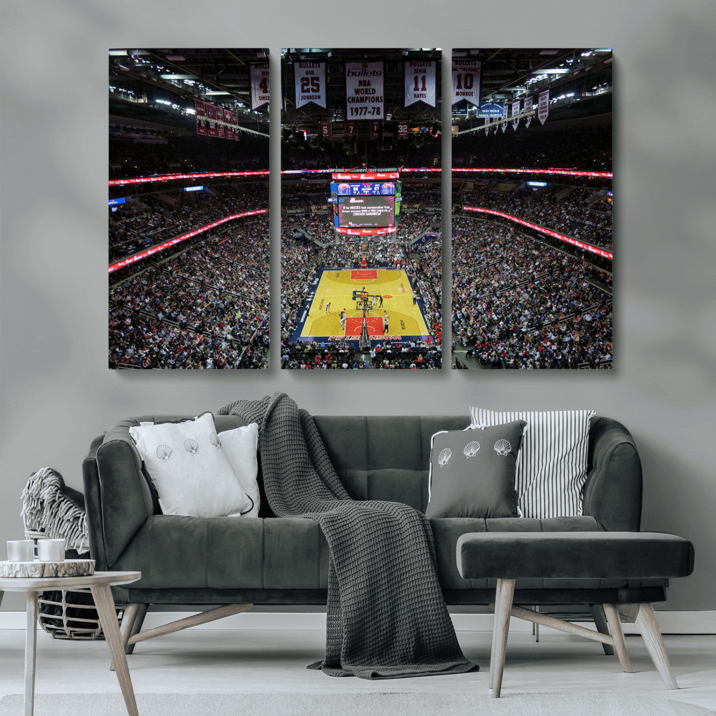MGV-CV-48X32-3P - Capital One Arena Stadium Wall Art | Canvas Print | Ready to Hang | Washington D.C. Sports Decor