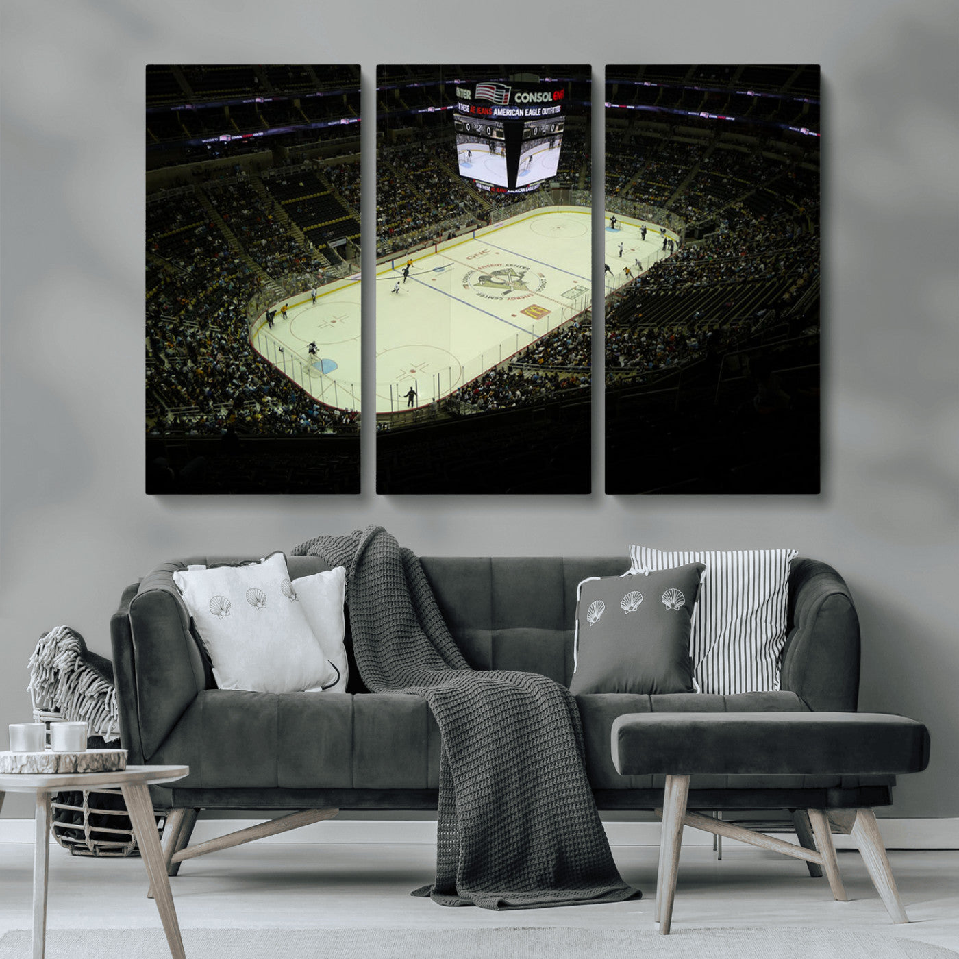 MGV-CV-48X32-3P - PPG Paints Arena Pennsylvania Pittsburgh Penguins Hockey Stadium Canvas, Pennsylvania Pittsburgh