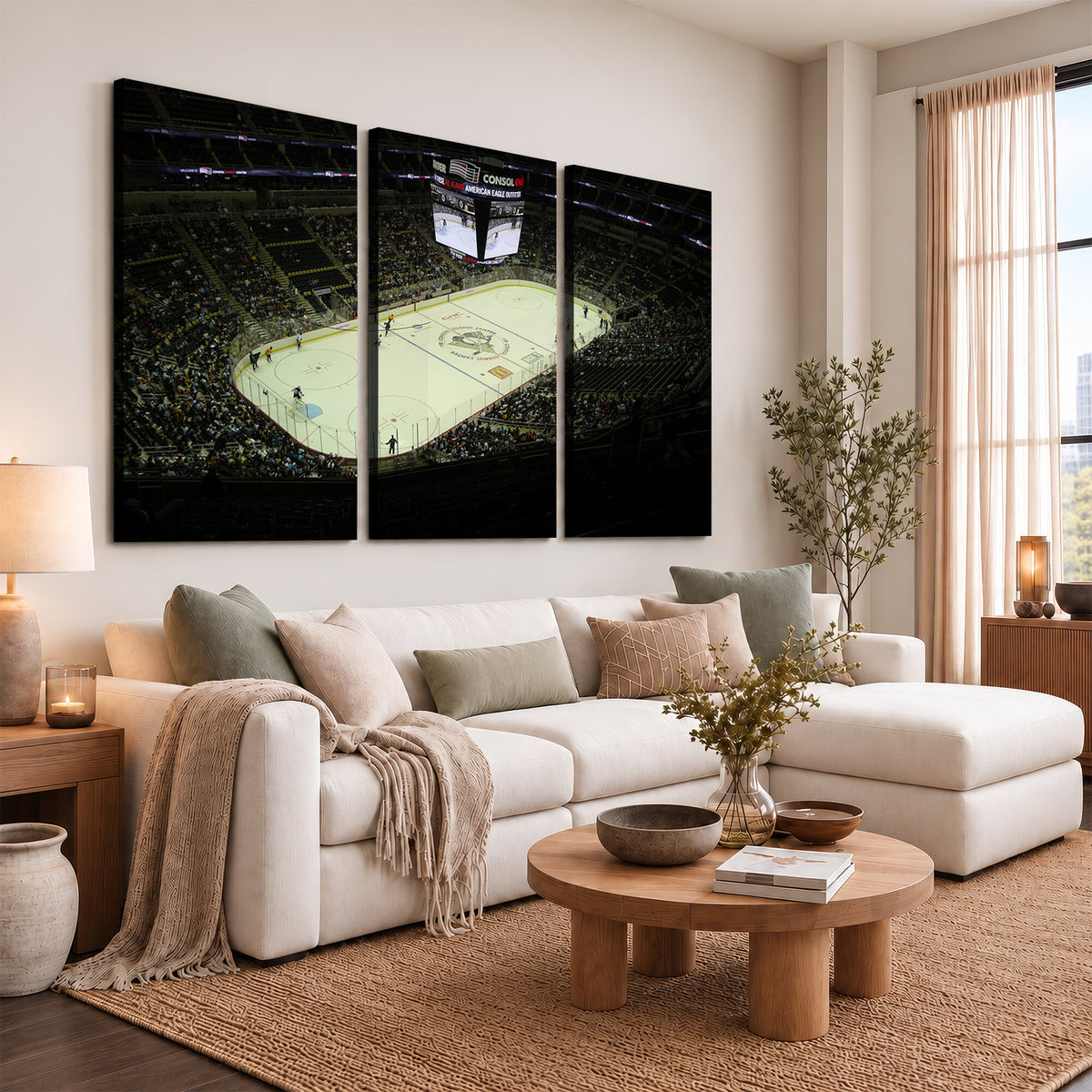 52168-MGV-CV-36X24 - PPG Paints Arena Pennsylvania Pittsburgh Penguins Hockey
