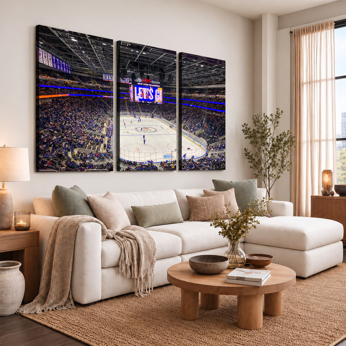 78692-MGV-CV-36X24 - UBS Arena Elmont New York Islanders Ice Hockey Wall Art, UBS Arena Elmont Wall Art Canvas Print