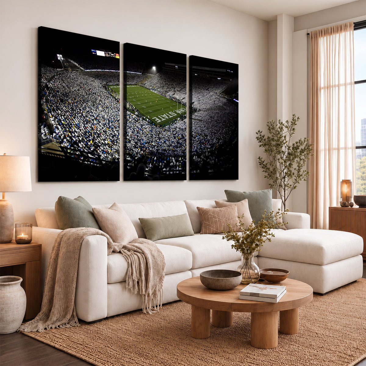 96825-MGV-CV-36X24 - Penn State Football Stadium Wall Art - Beaver Stadium Canvas Print