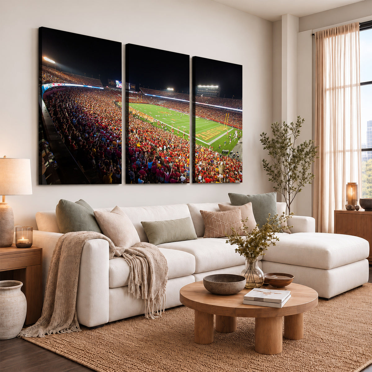 35139-MGV-CV-36X24 - Iowa State University Cyclones Canvas Print, Jack Trice Stadium