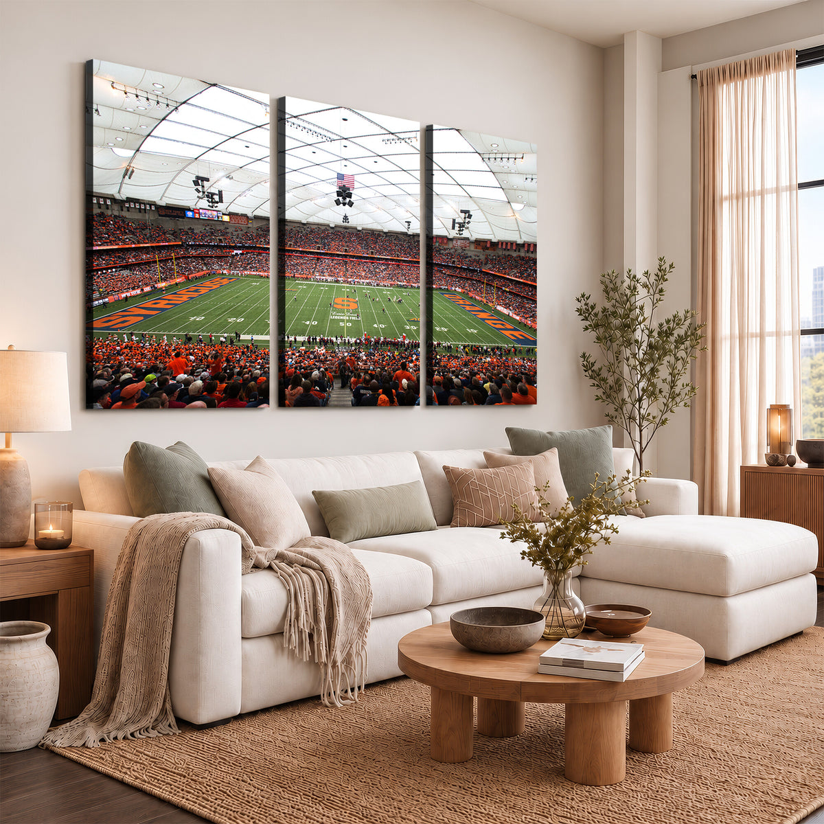 78104-MGV-CV-36X24 - Syracuse University Orange Football Team Print, Syracuse