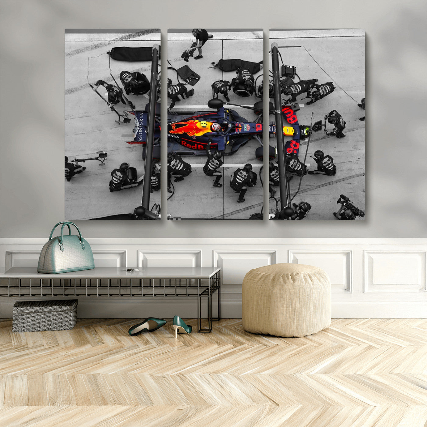 MGV-CV-48X32-3P - RedBull Formula 1 Canvas Wall Art Print