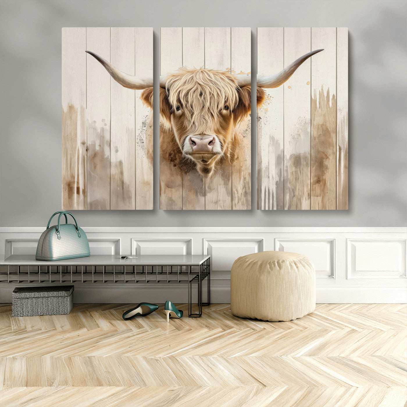 83059-MGV-CV-36X24 - Vibrant Autumn Landscape Canvas Wall Art - Fall Foliage and Mountain View Print for Home, Farmhouse, and Cozy Cabin Decor, Ready to Hang