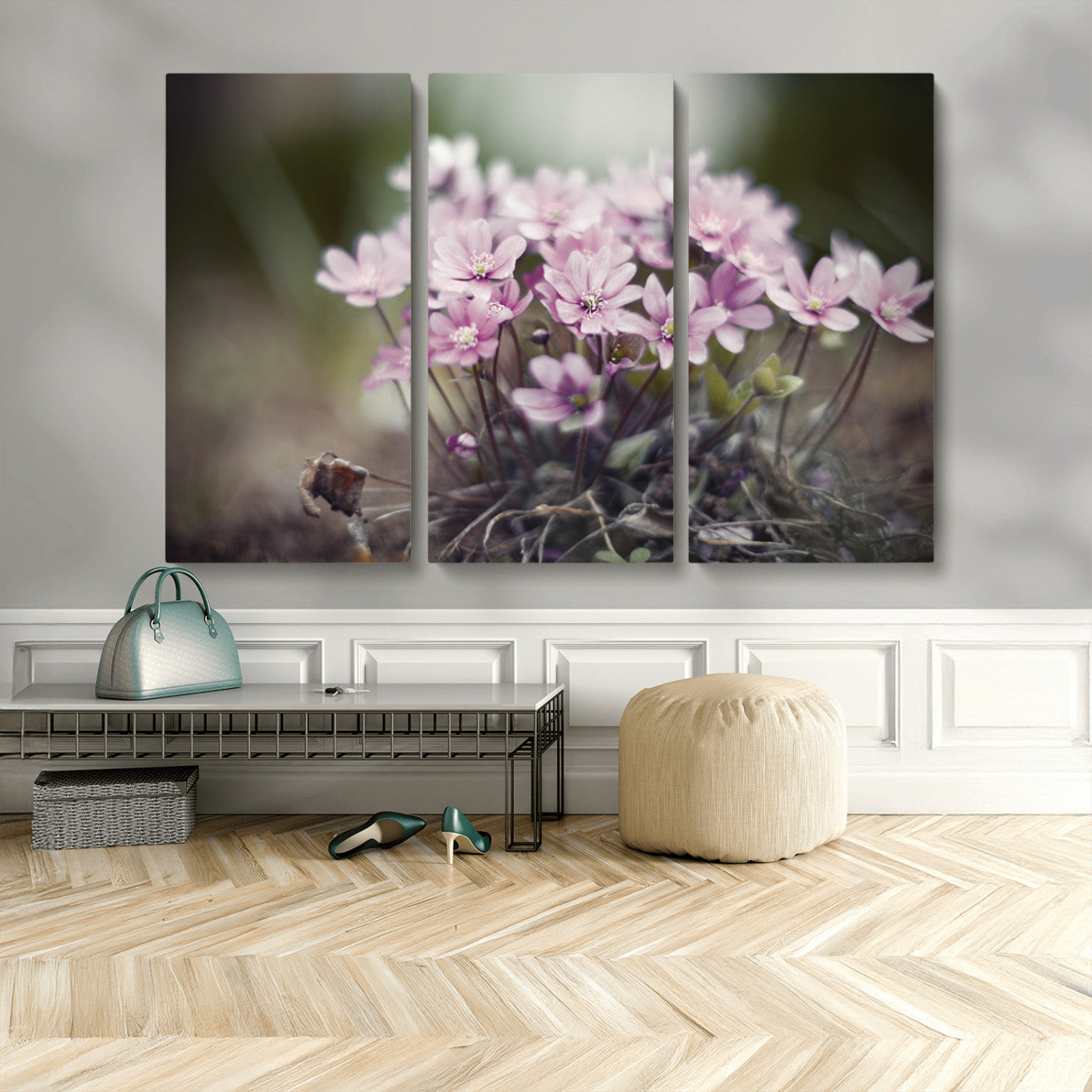 MGV-CV-48X32-3P - Pink Wild Flower Canvas Print