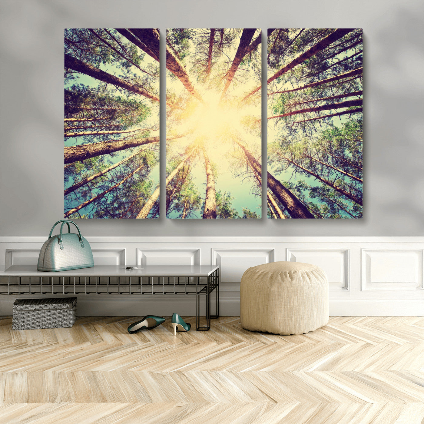 MGV-CV-48X32-3P - Tree and Sunshine Canvas Print