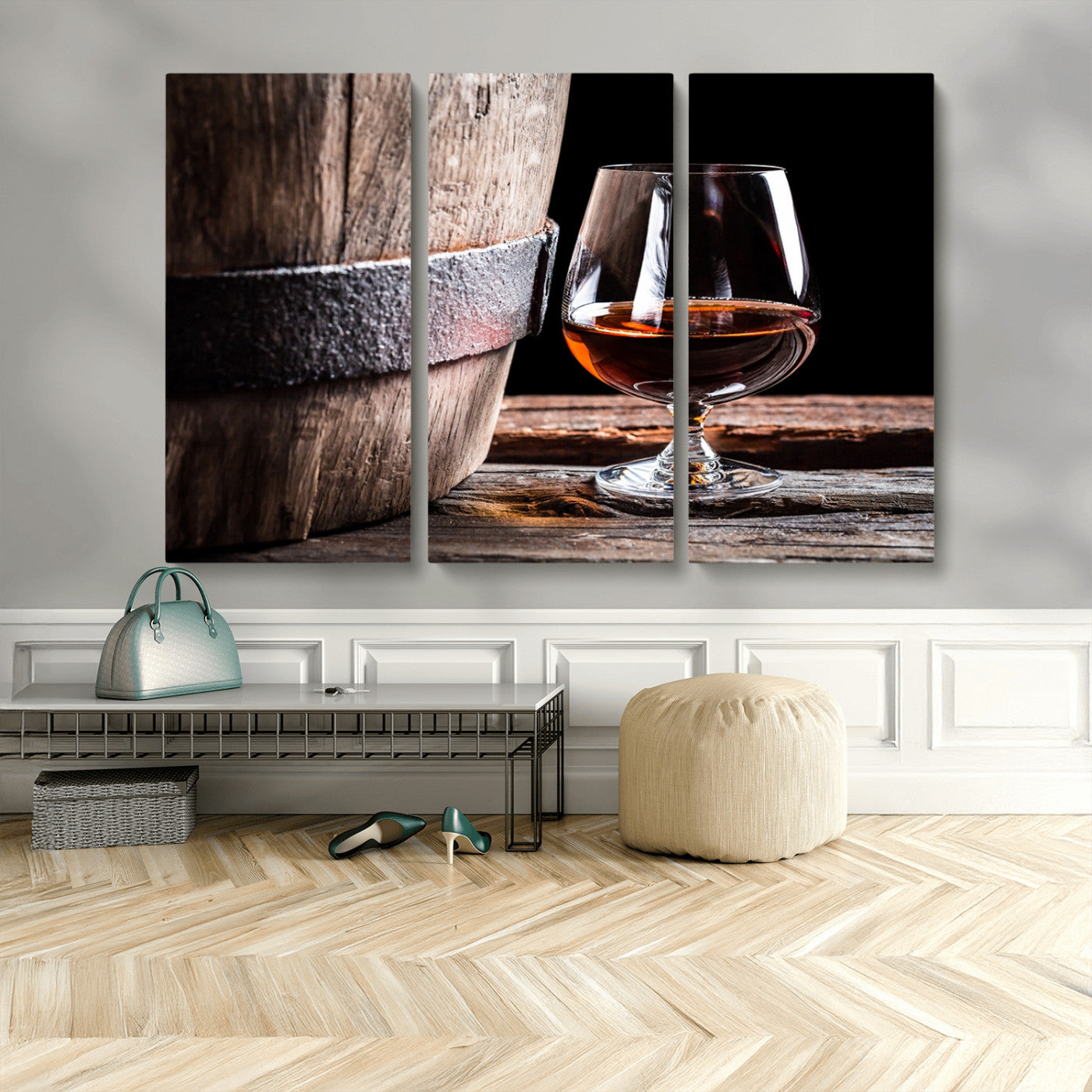 MGV-CV-48X32-3P - Scots Whiskey Wall Art Canvas Print