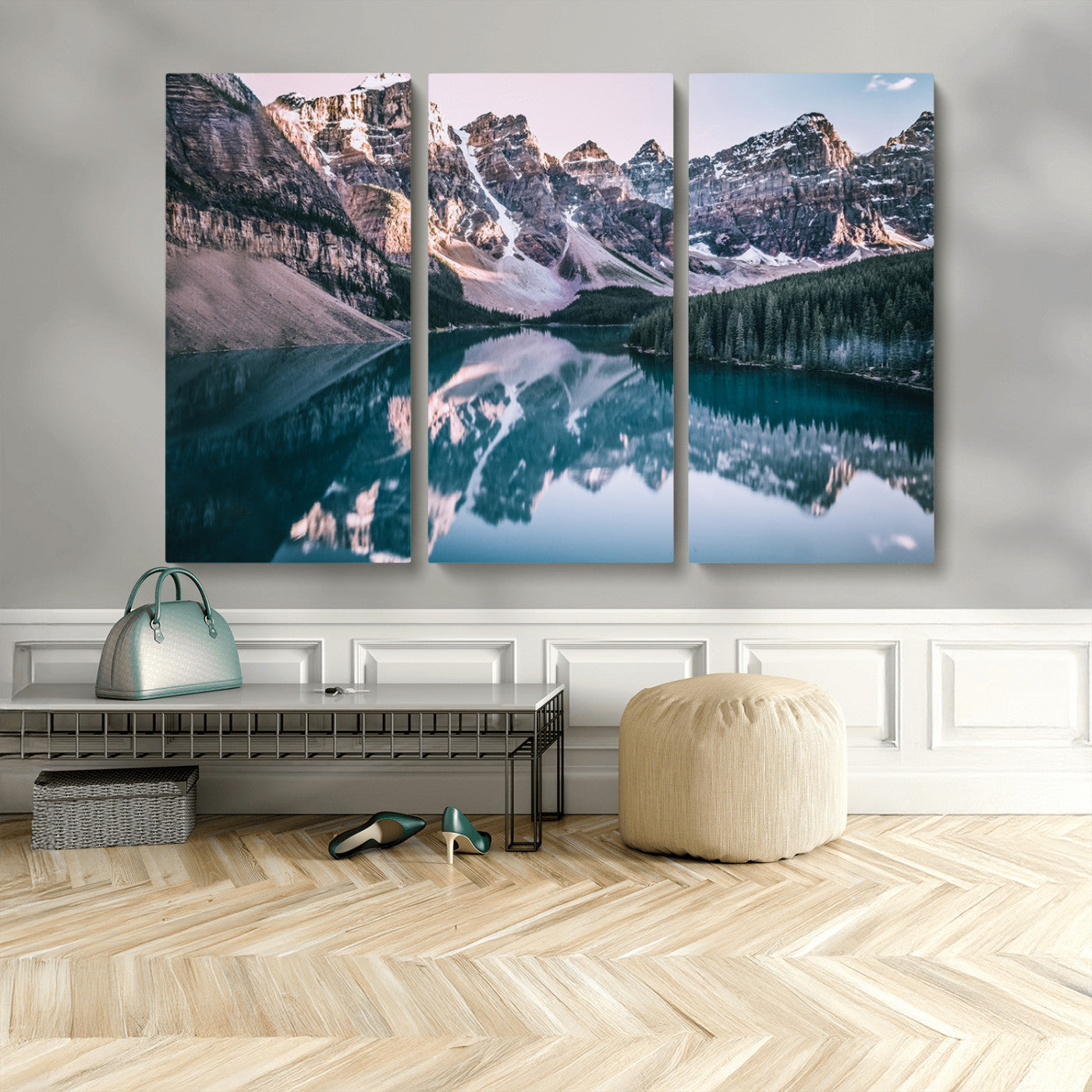 MGV-CV-48X32-3P - Banff Nal Park Wall Art Canvas Print