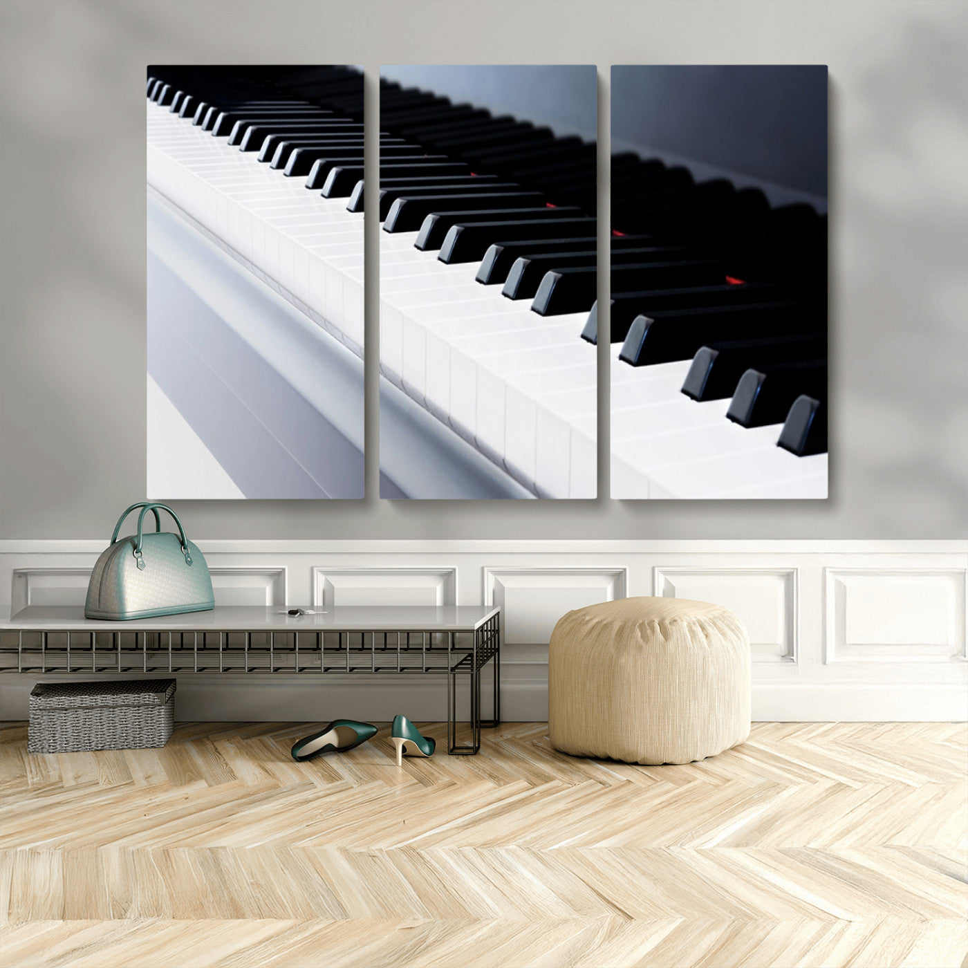 MGV-CV-48X32-3P - Piano Artwork Canvas Wall Art Print