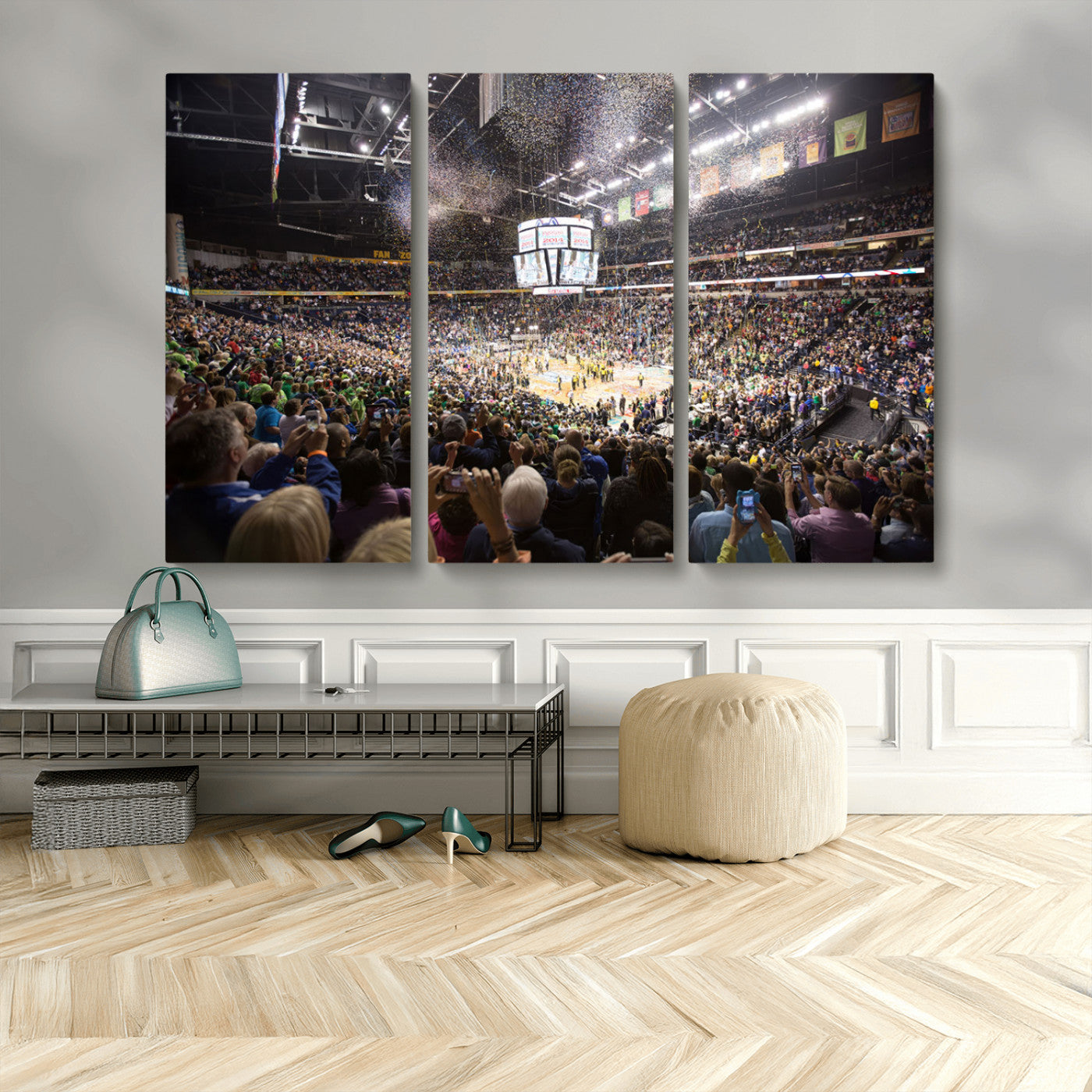 MGV-CV-48X32-3P - Bridgestone Arena Wall Art Canvas | Nashville Predators Hockey Team Print | Canvas Print | Ready to