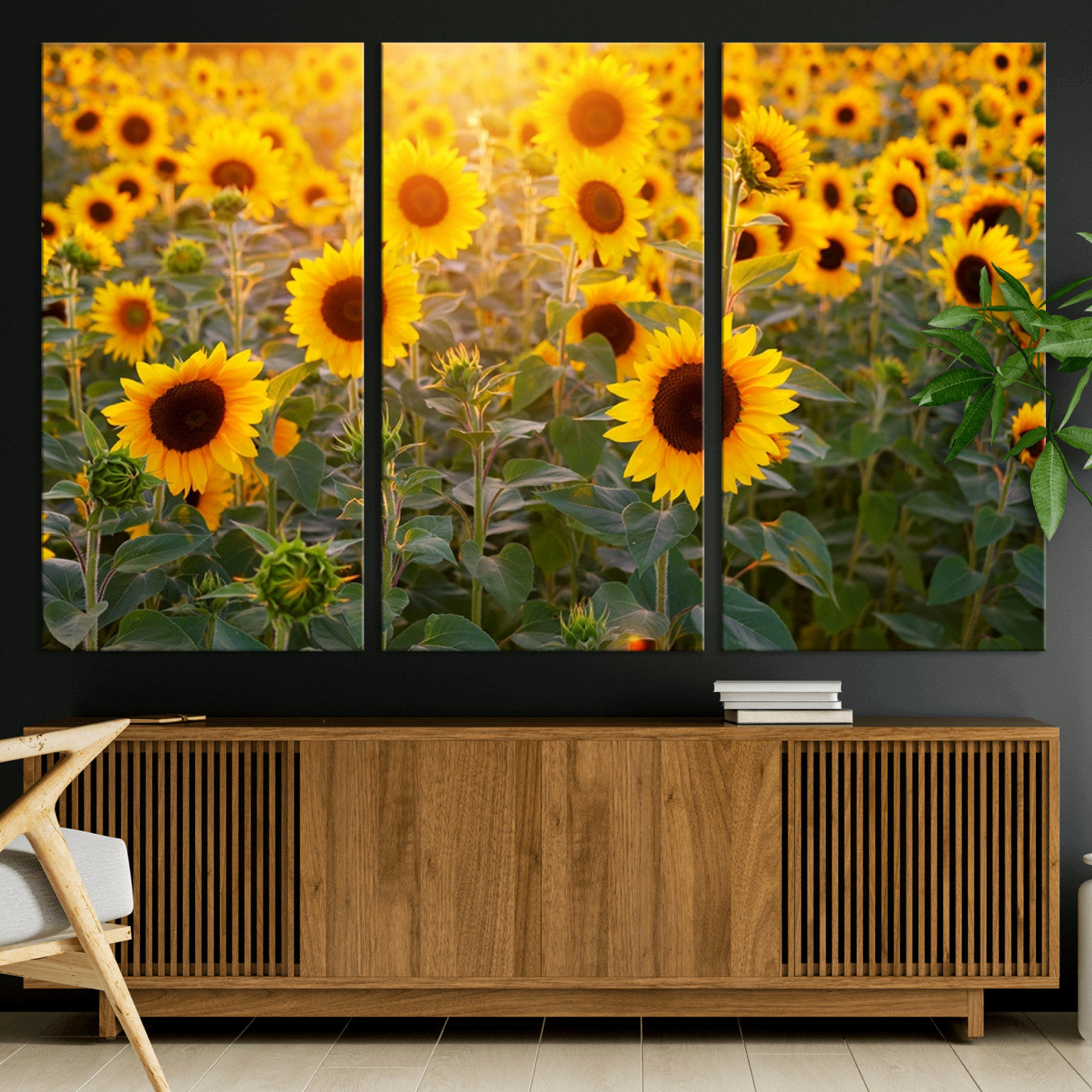 53685-MGV-CV-36X24-Sunflower Sunshine Wall Art Canvas Print