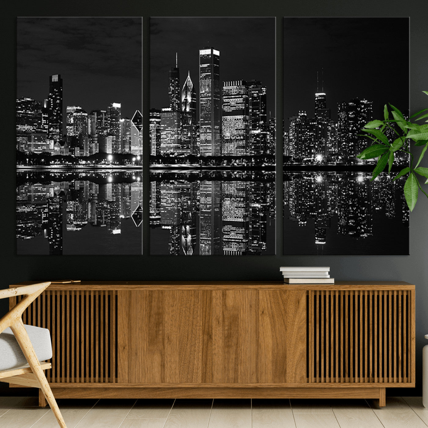 15050-MGV-CV-36X24-Chicago Wall Art Canvas Print