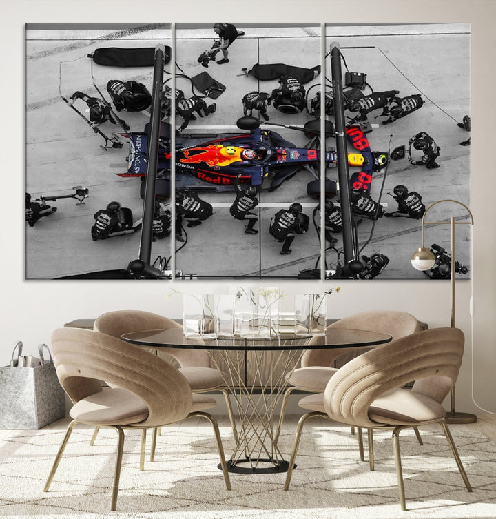 RedBull Formule 1 Impression sur toile murale