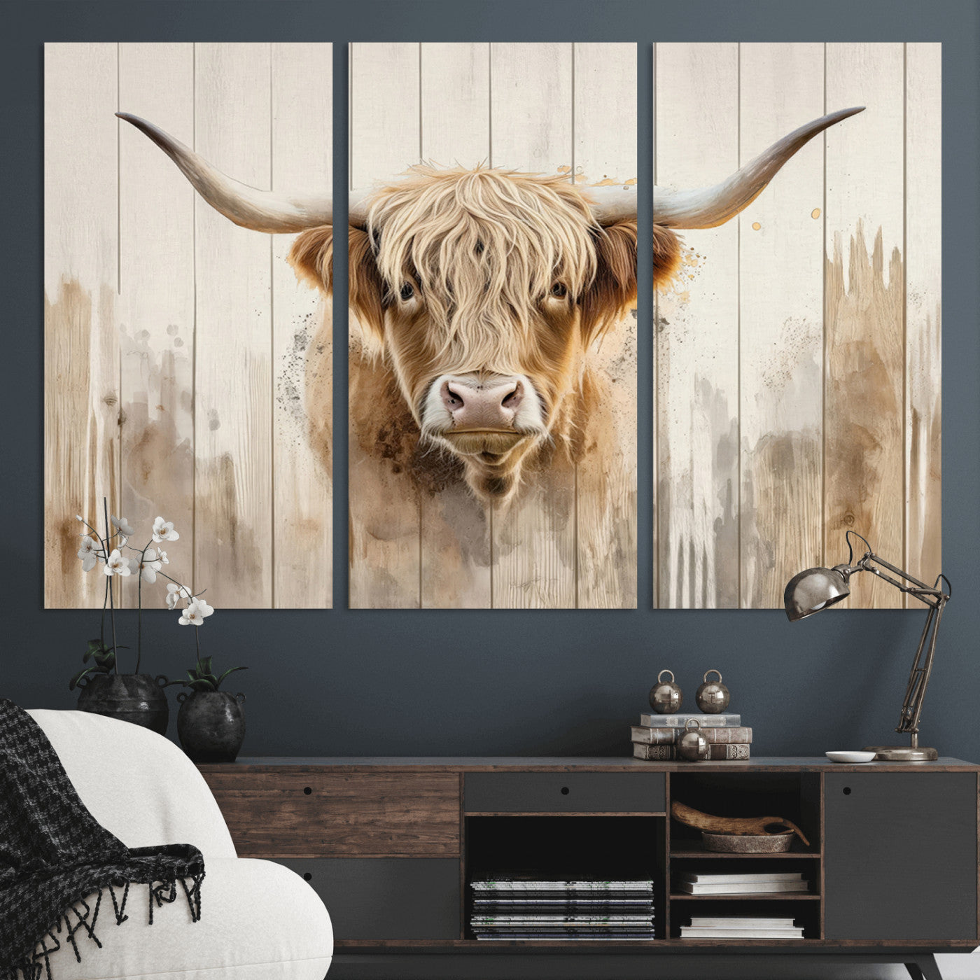 83059-MGV-CV-36X24 - Vibrant Autumn Landscape Canvas Wall Art - Fall Foliage and Mountain View Print for Home, Farmhouse, and Cozy Cabin Decor, Ready to Hang