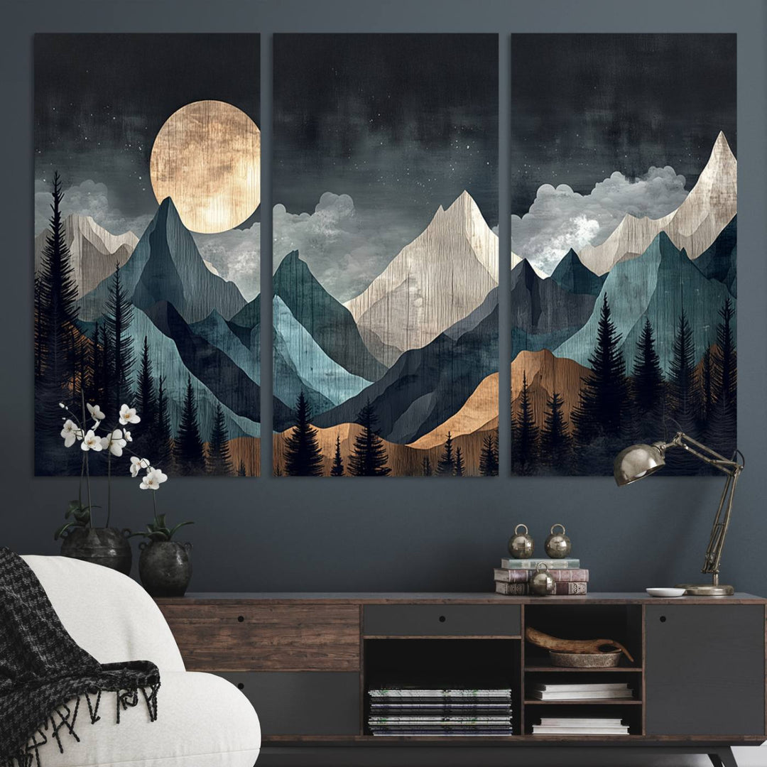 Framed Wall Art Canvas Print