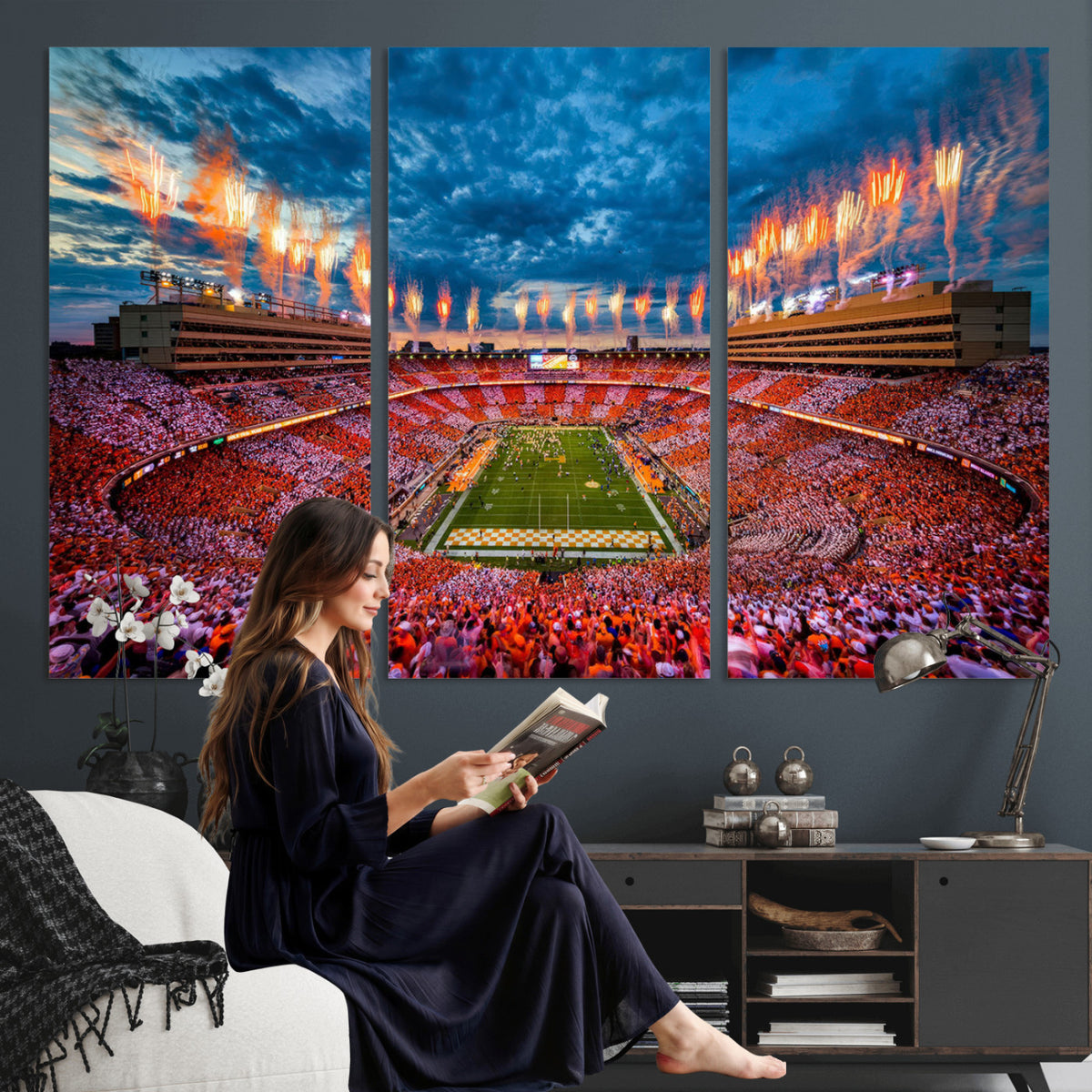 94266219-MGV-CV-36X24 - Tennessee Neyland Stadium Wall Art, Sports Arena Canvas
