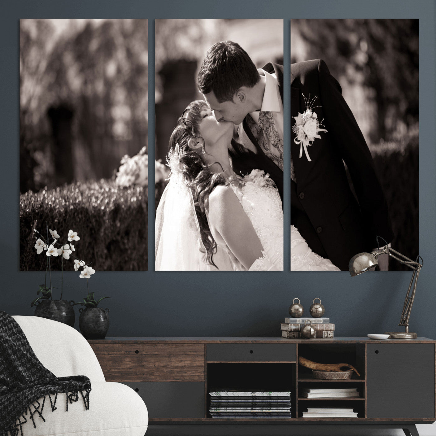 MGV-CV-48X32-3P - Create Your Own Photo Canvas Print - Personalized Wall Art for Home Decor Wall Art Print, Create