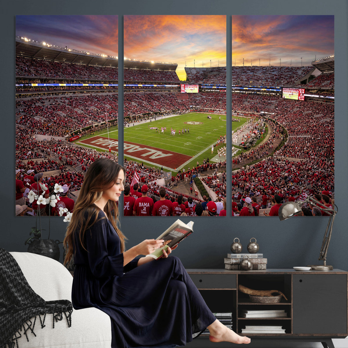 41995919-MGV-CV-36X24 - Stadium Wall Art Canvas Print