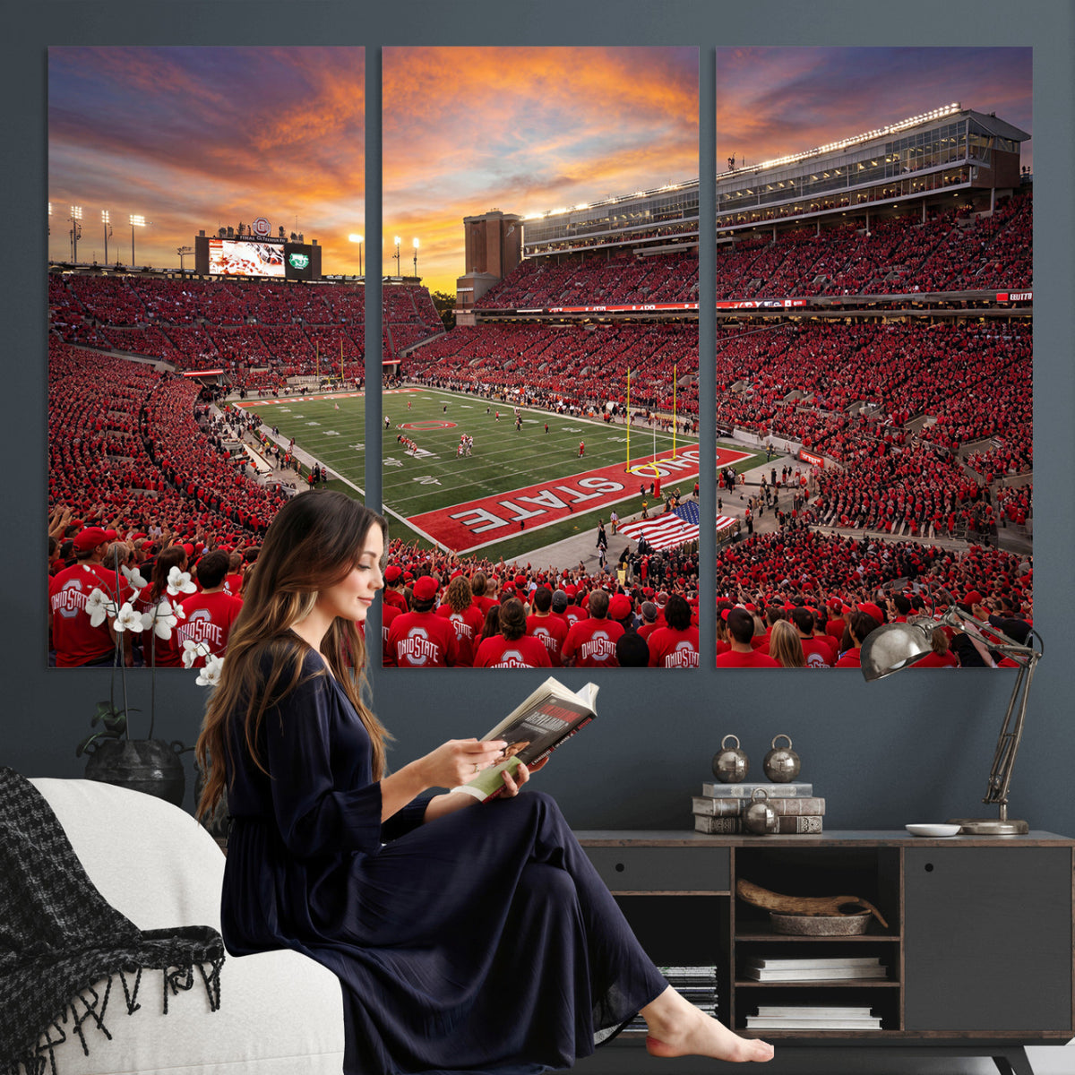 73119077-MGV-CV-36X24 - Stadium Wall Art Canvas Print