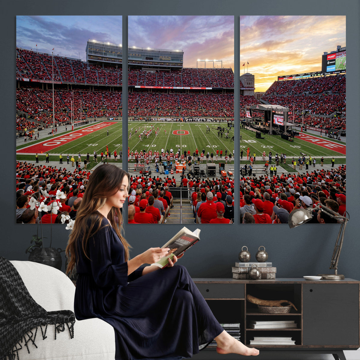 23196993-MGV-CV-36X24 - Stadium Wall Art Canvas Print
