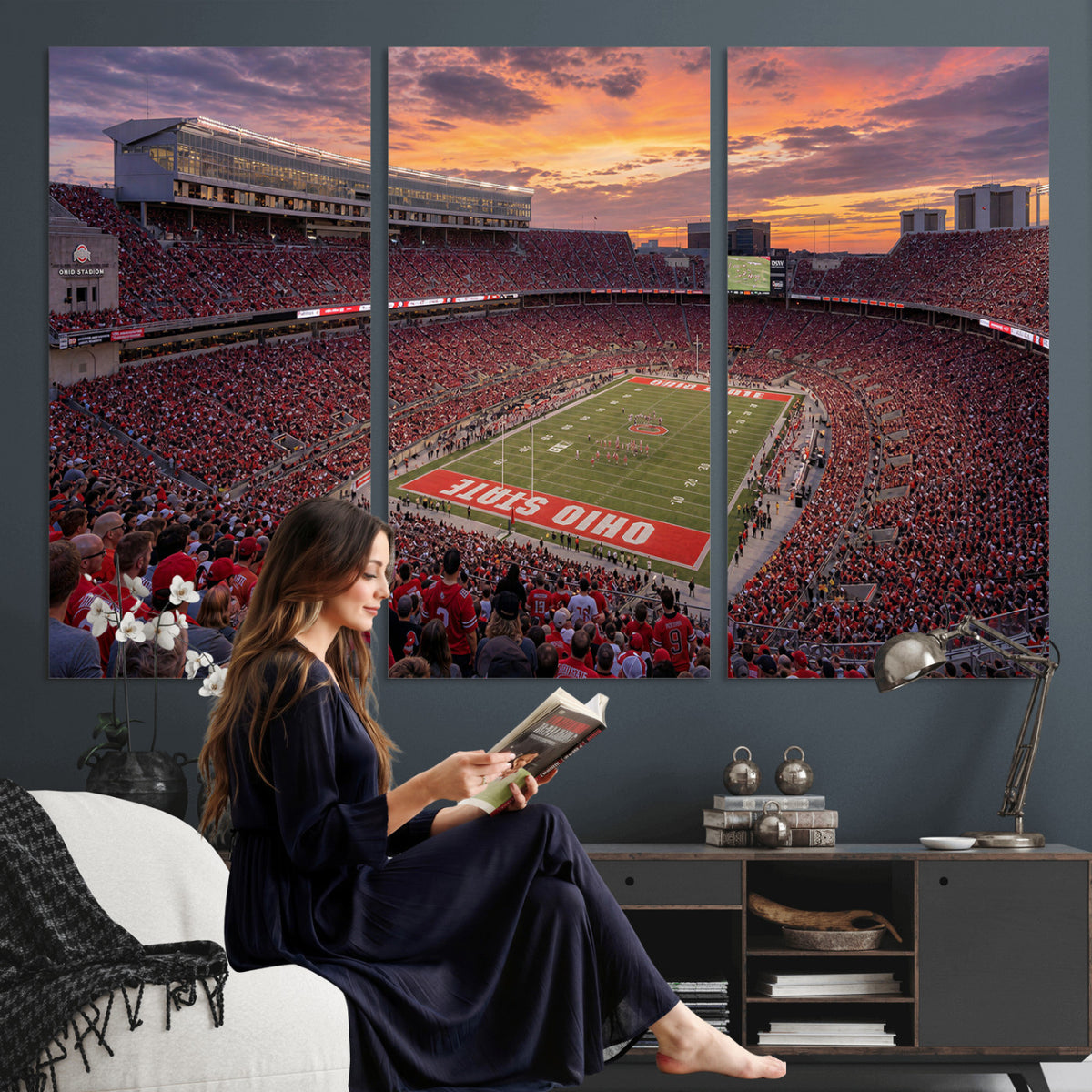 95137596-MGV-CV-36X24 - Stadium Wall Art Canvas Print