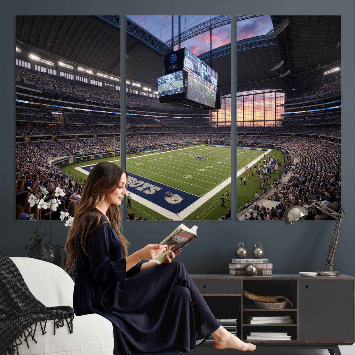 32321096-MGV-CV-36X24 - Stadium Wall Art Canvas Print
