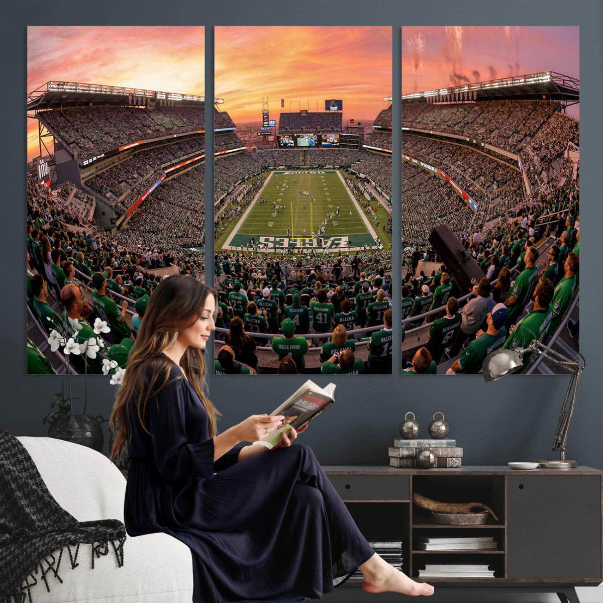 24458374-MGV-CV-36X24 - Stadium Wall Art Canvas Print