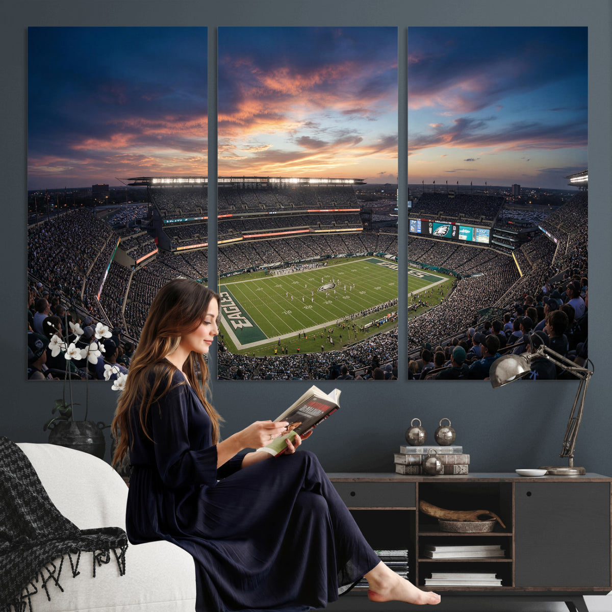 59208973-MGV-CV-36X24 - Stadium Wall Art Canvas Print