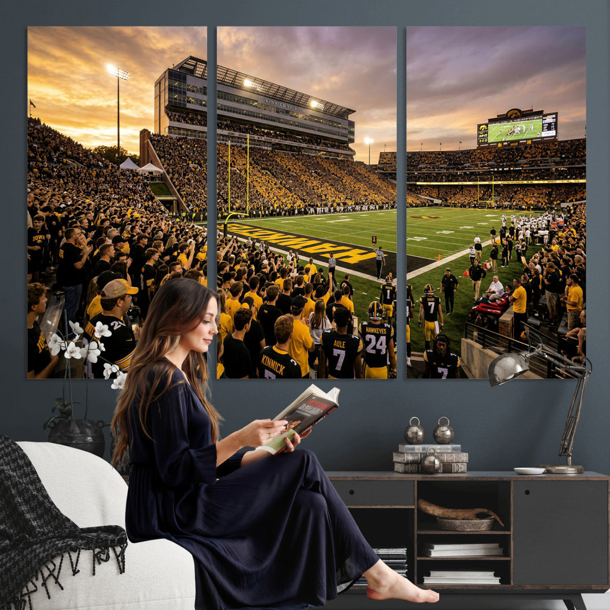 60847729-MGV-CV-36X24 - Stadium Wall Art Canvas Print