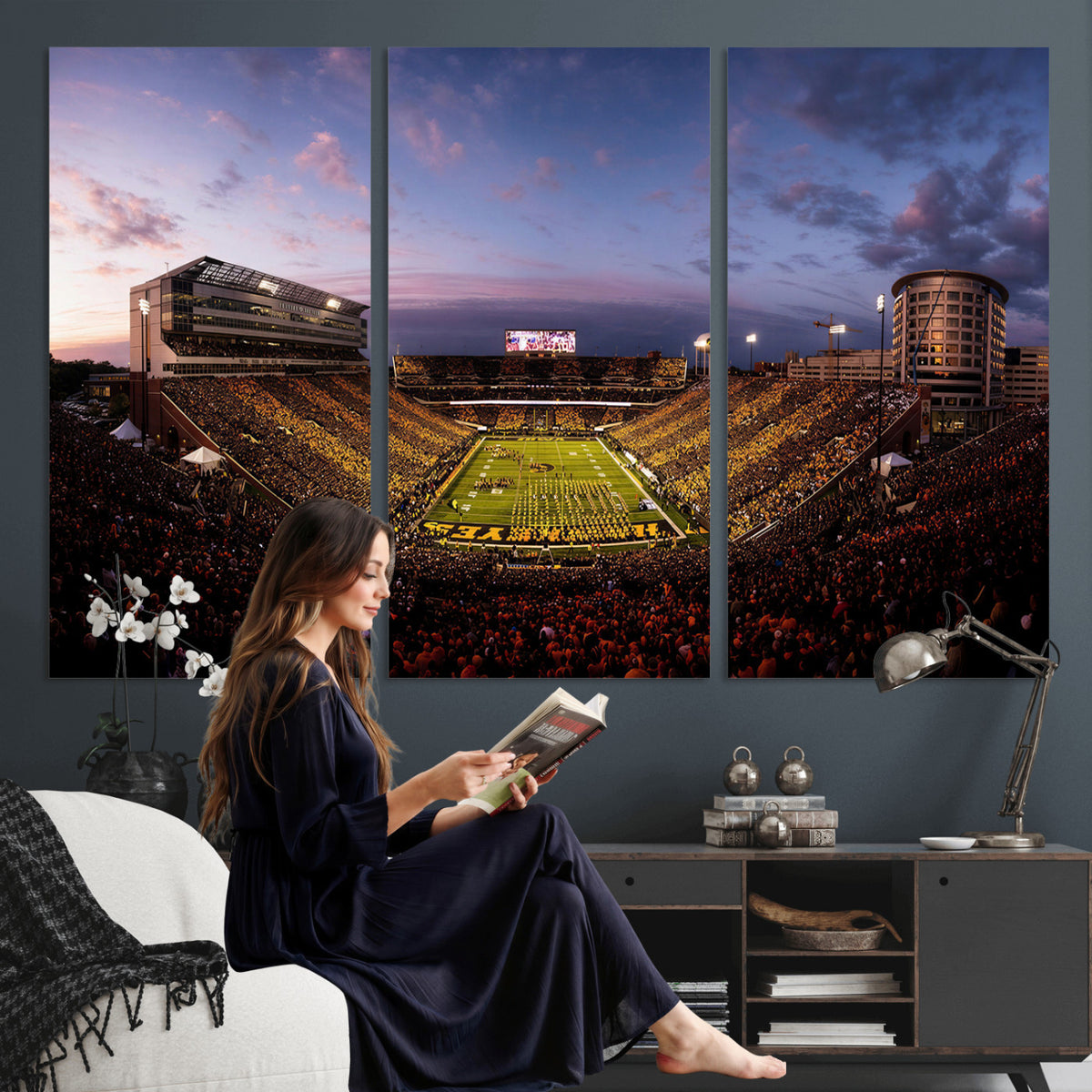 49683861-MGV-CV-36X24 - Stadium Wall Art Canvas Print