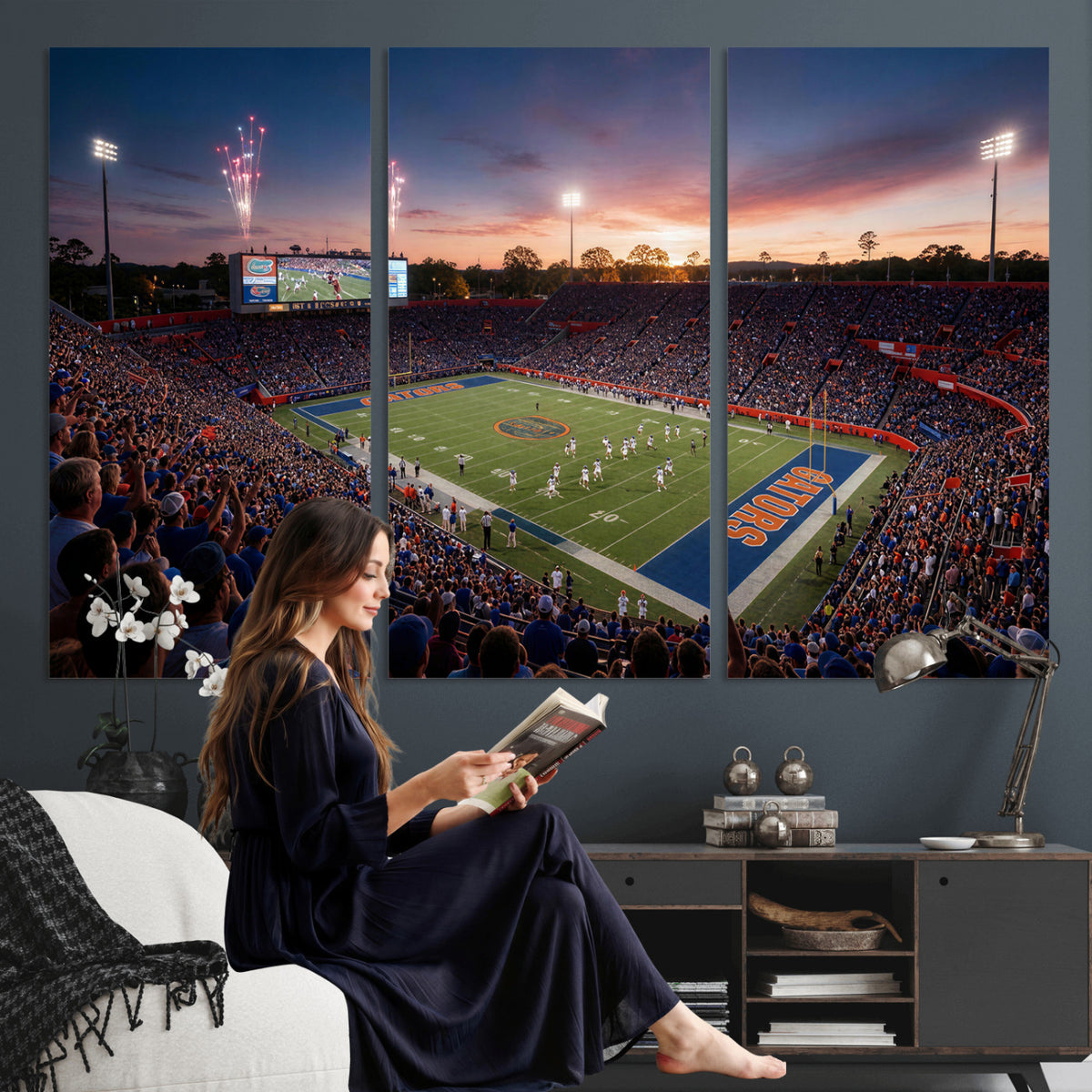 42817292-MGV-CV-36X24 - Stadium Wall Art Canvas Print
