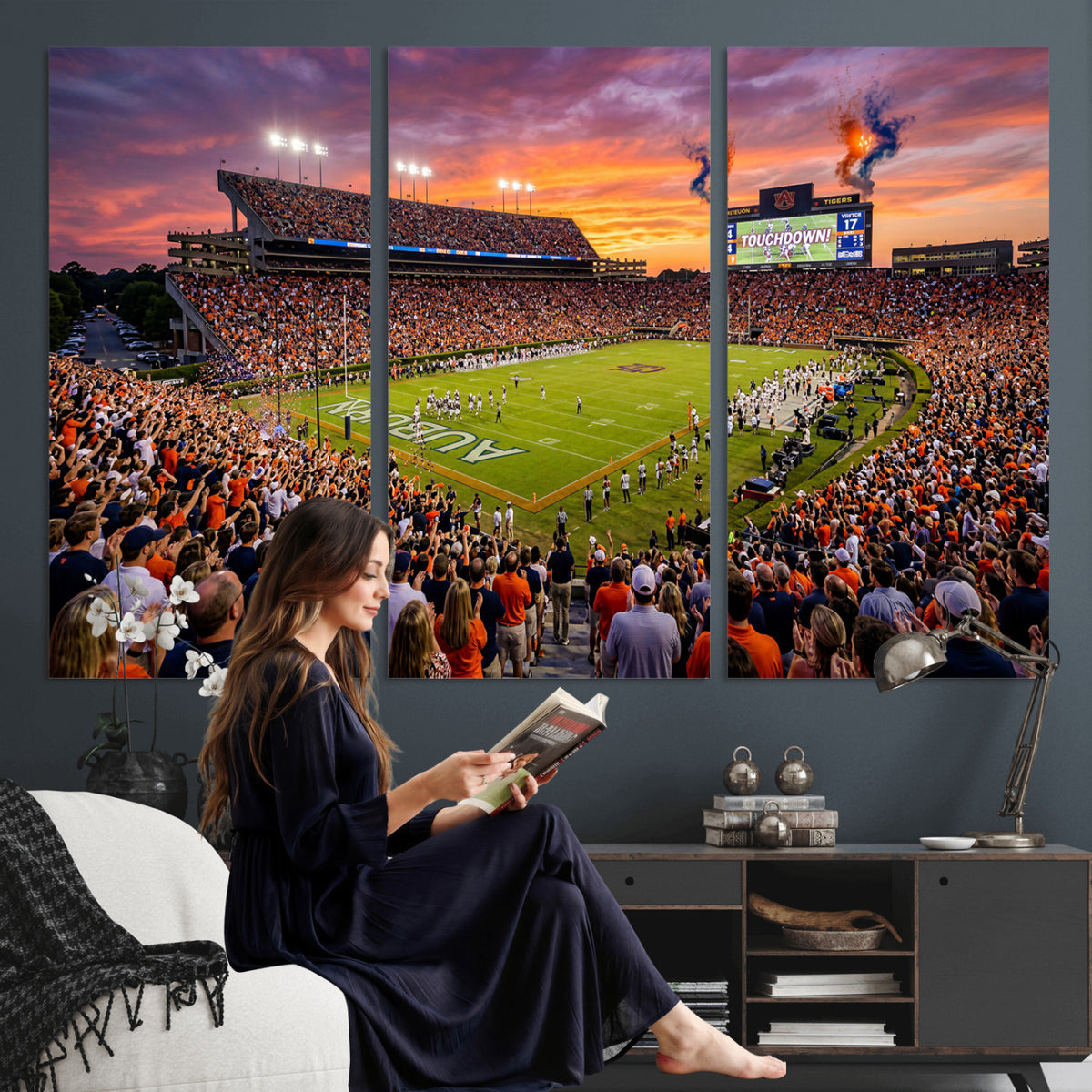 77756715-MGV-CV-36X24 - Stadium Wall Art Canvas Print