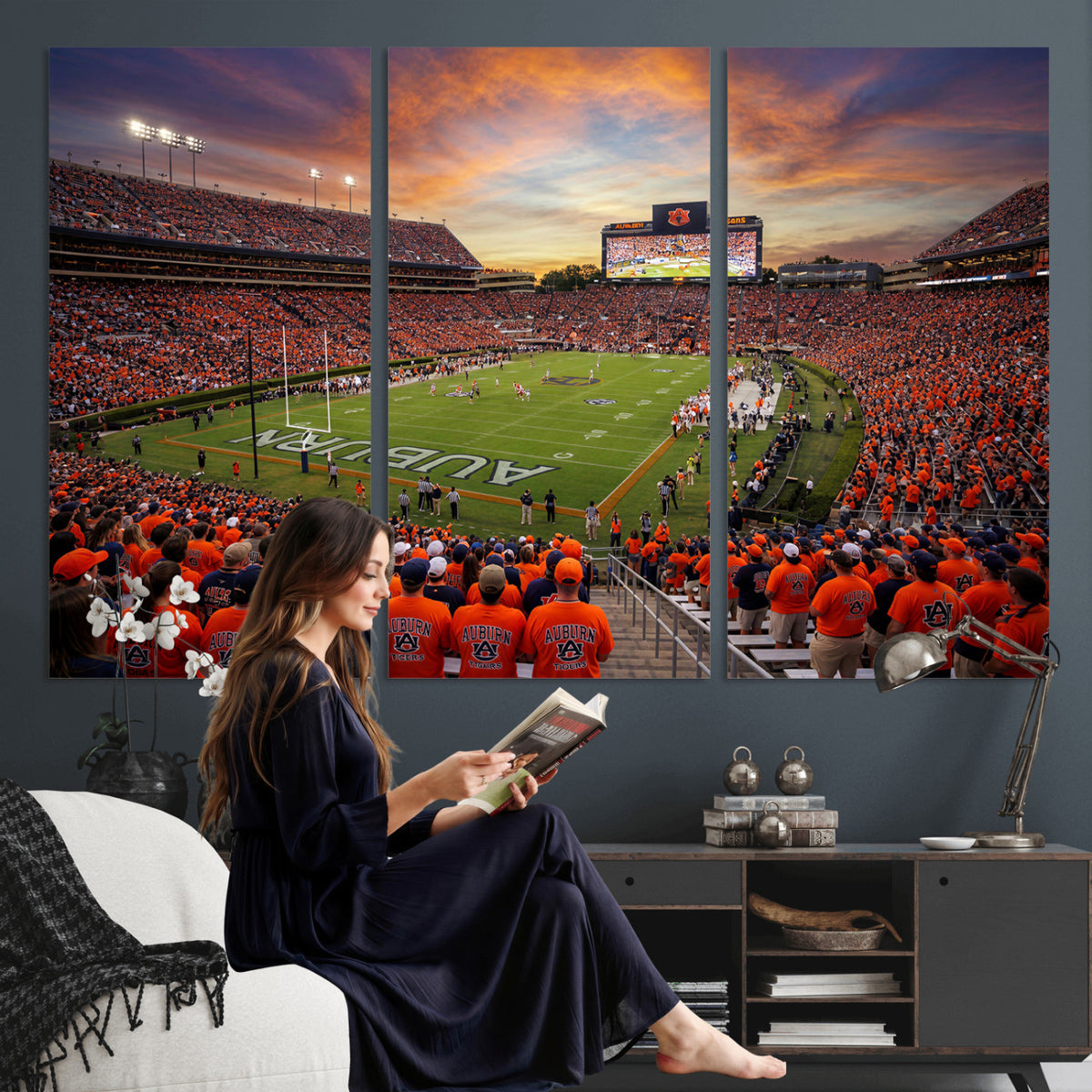 46347891-MGV-CV-36X24 - Stadium Wall Art Canvas Print