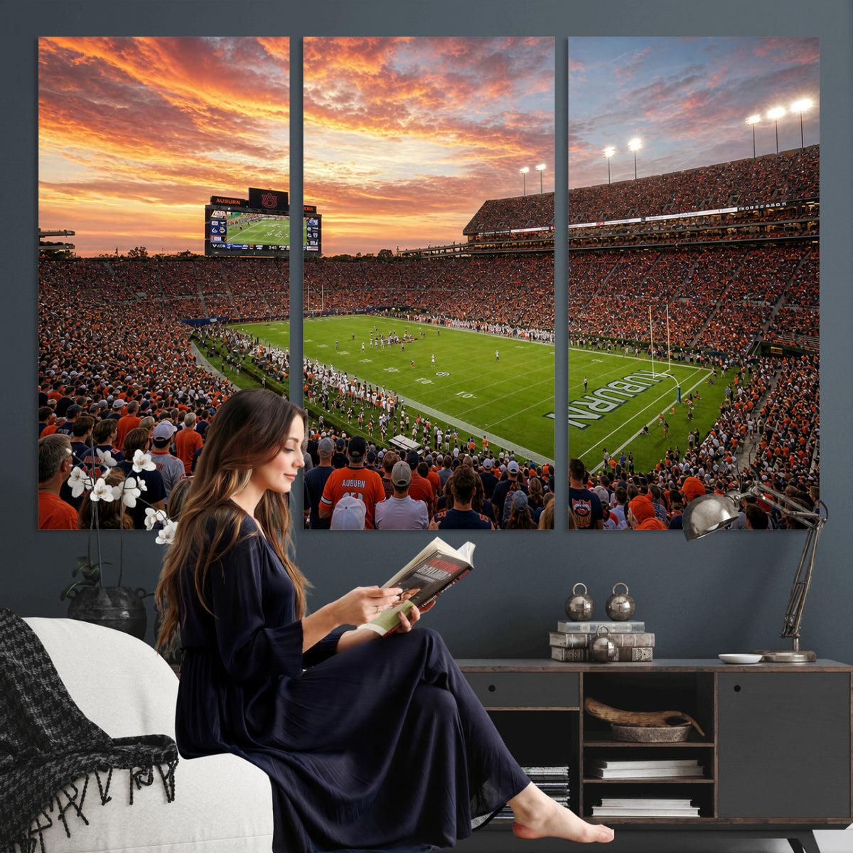 28631591-MGV-CV-36X24 - Stadium Wall Art Canvas Print