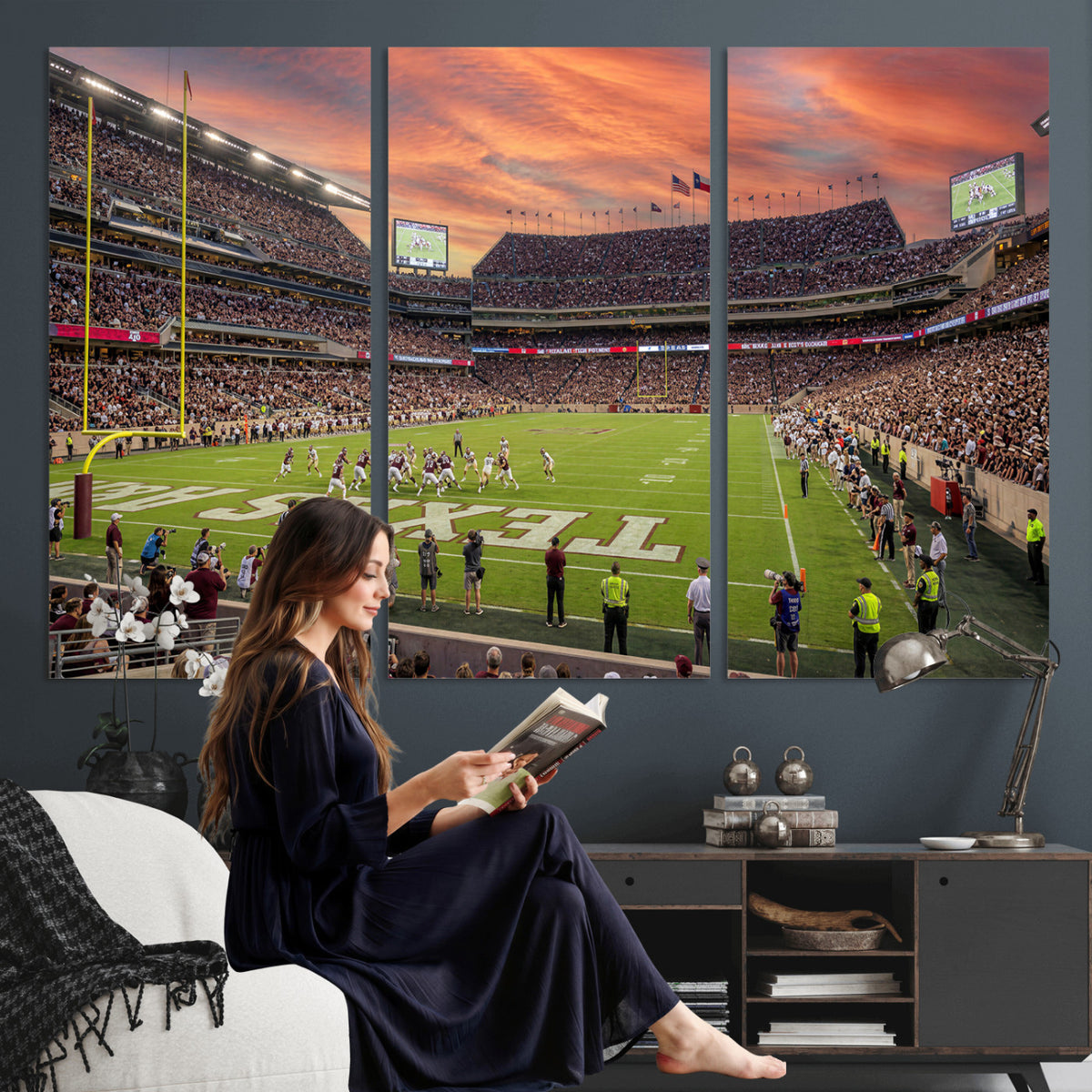 80055809-MGV-CV-36X24 - Stadium Wall Art Canvas Print