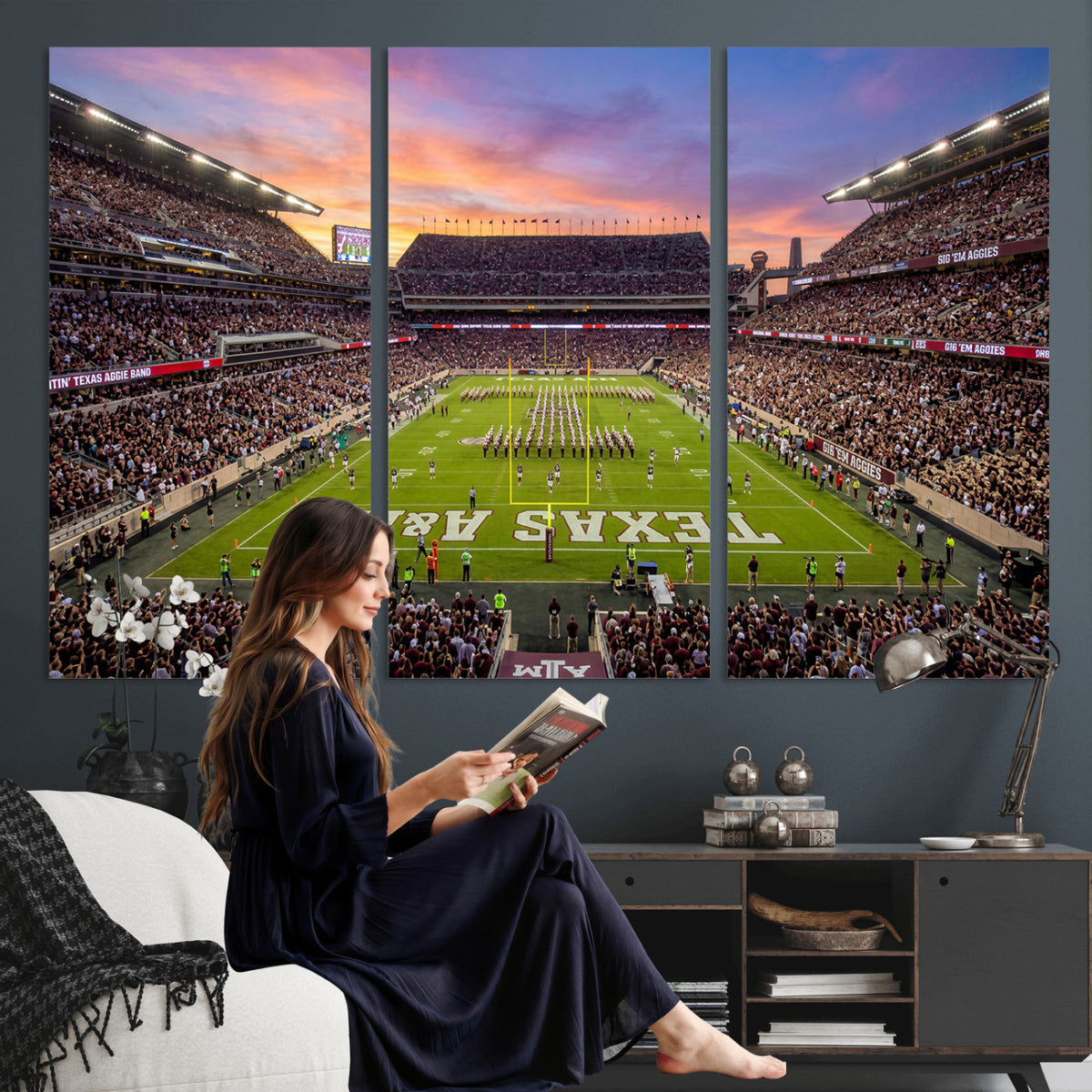65952219-MGV-CV-36X24 - Stadium Wall Art Canvas Print