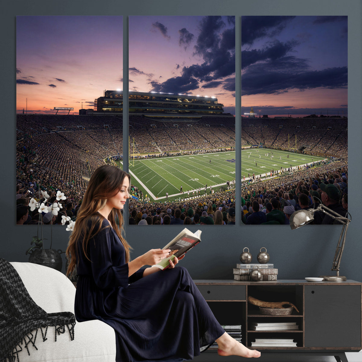 48837941-MGV-CV-36X24 - Stadium Wall Art Canvas Print