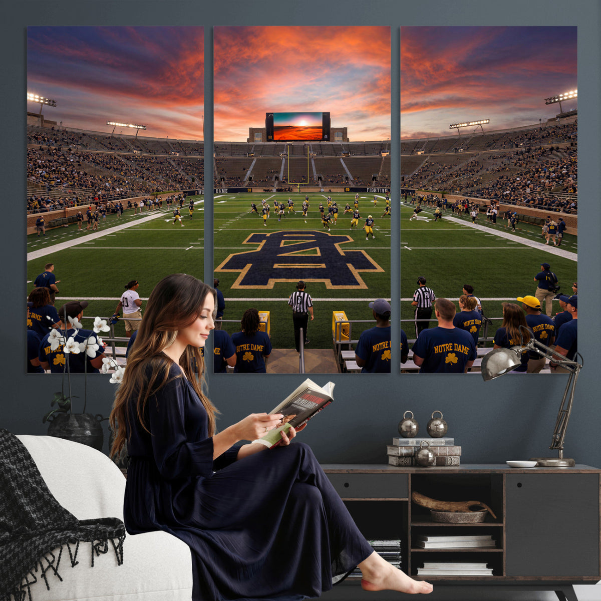 75411323-MGV-CV-36X24 - Stadium Wall Art Canvas Print